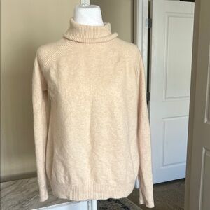 Liny Xin Cozy Cream Turtleneck Sweater